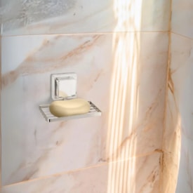 Saboneteira de Parede Arthi Piatina Cromada - 1323