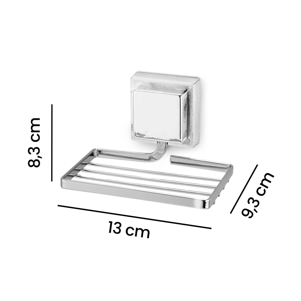 Saboneteira de Parede Arthi Piatina Cromada - 1323