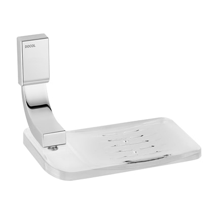 Saboneteira de Parede Docol Top Acrílico Cromada - 00533806