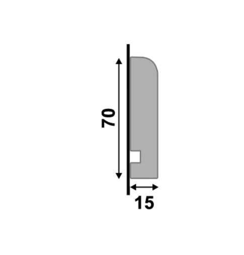 Santa Luzia Guarnição 446 Branca 240XX070X15 - 20021