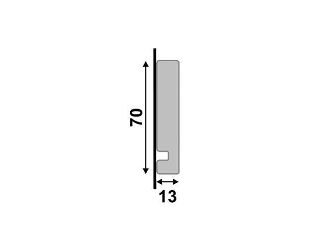 Santa Luzia Guarnição 451 Branca 240X070X13 - 20230