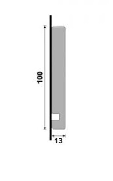 Santa Luzia Guarnição 454 Branco 240x100x13 - 20233