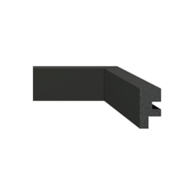 Santa Luzia Rodapé 3466 Preto 240X03cm - 27537