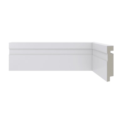 Santa Luzia Rodapé 456 Branco 240X07cm - 20237