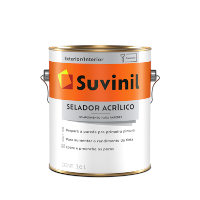 Selador Acrílico Suvinil 3,6L