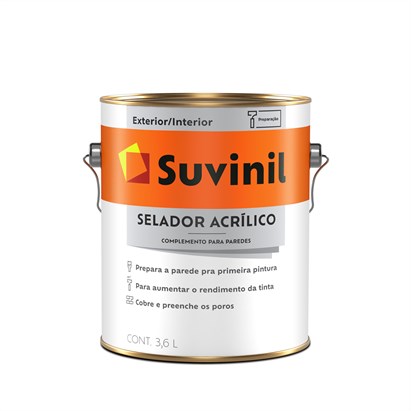 Selador Acrílico Suvinil 3,6L