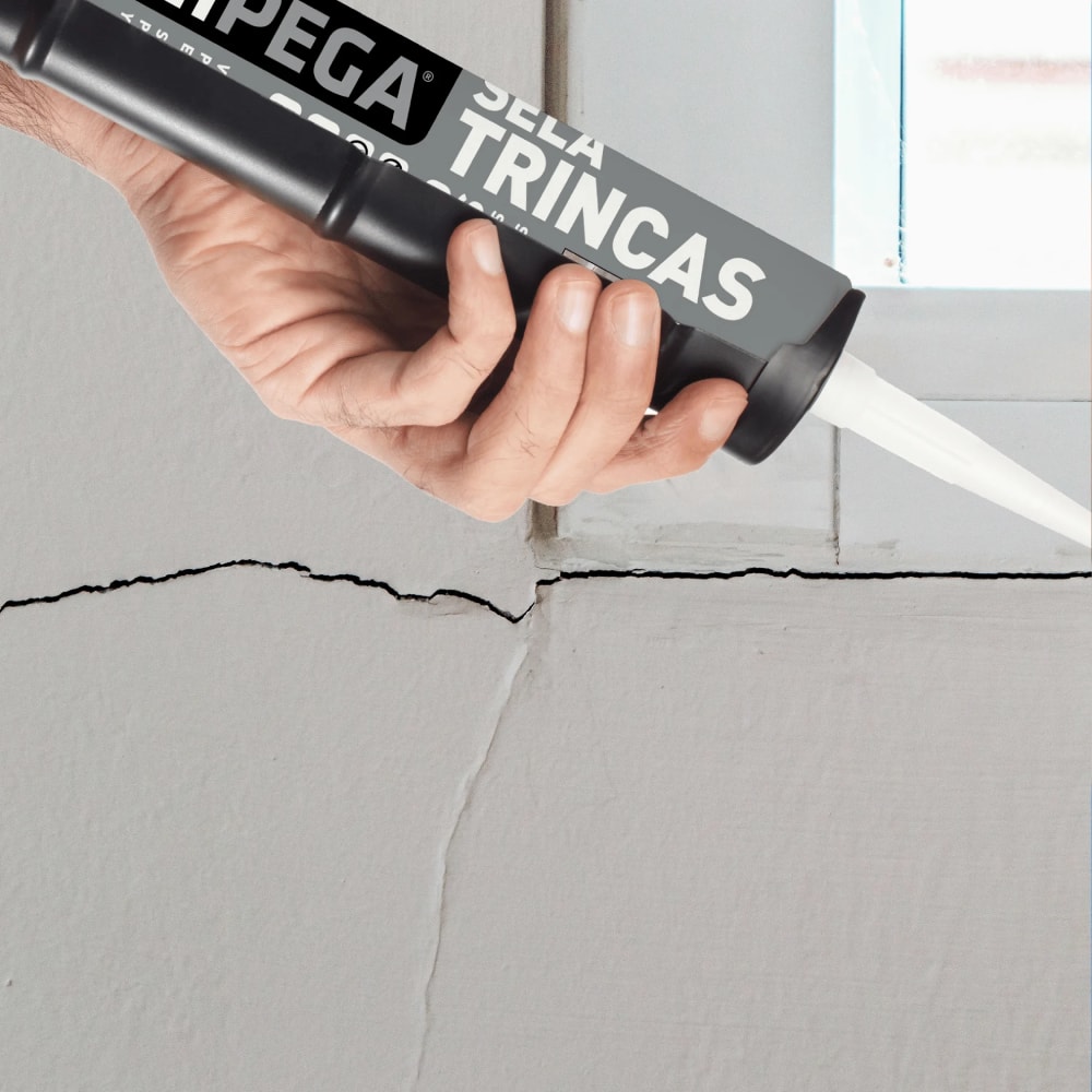 Selante Acrílico Sela Trincas Unipega 280ml Branco - 05110051