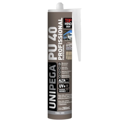 Selante PU 40 Unipega 280ml/400g Cinza - 05120651