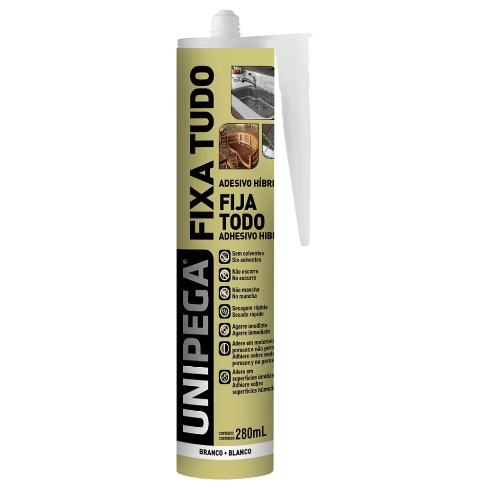 Selante Unipega Fixa Tudo Branco 280ml - 05120156