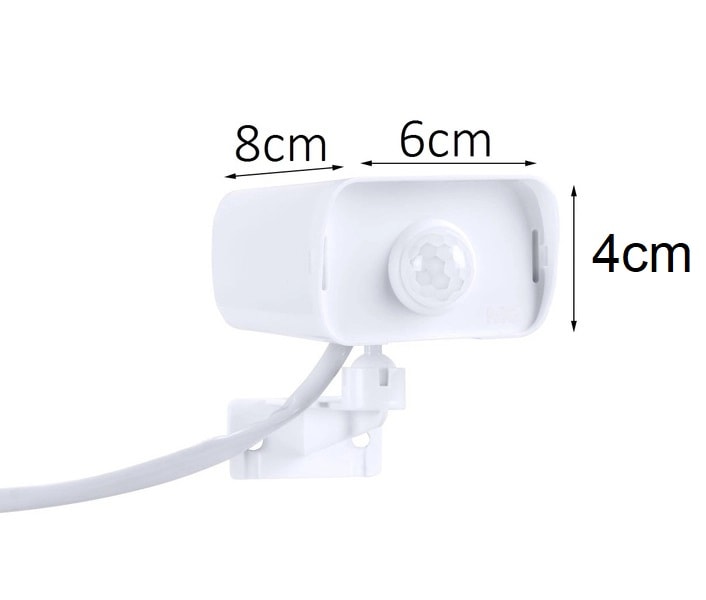 Sensor de Presença Sobrepor Fotocelula Margirius Branca - 11901