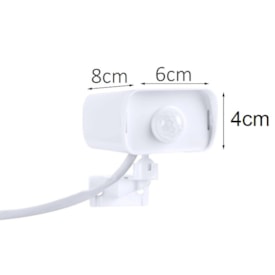 Sensor de Presença Sobrepor Fotocelula Margirius Branca - 11901