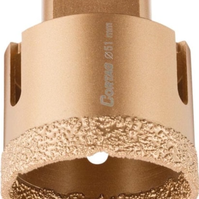 Serra Copo Diamantada 51mm Cortag Para Esmerilhadeira - 61875