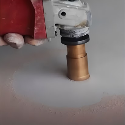 Serra Copo Diamantada Cortag 25mm para Esmerilhadeira Rosca M14 - 61872