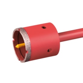 Serra Copo Diamantada Cortag 53mm Para Alvenaria Com Haste e Pino Guia - 61421