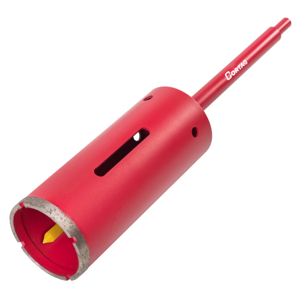 Serra Copo Diamantada Cortag 53mm Para Alvenaria Com Haste e Pino Guia - 61899