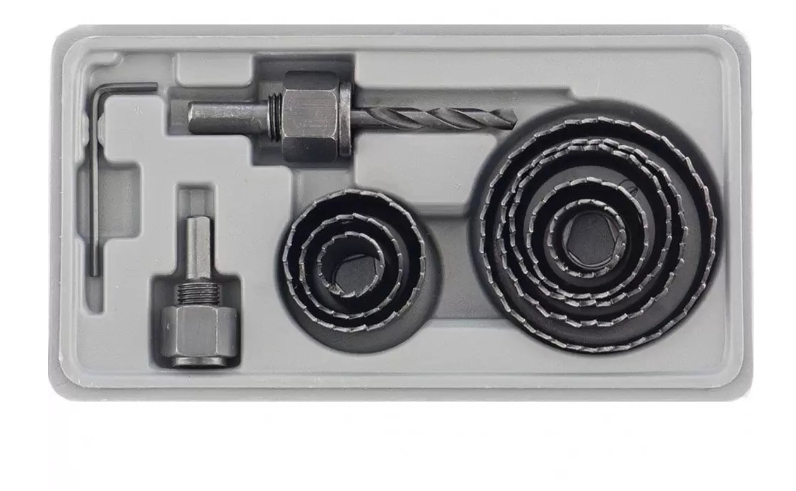 Serra Copo Para Madeira 19 a 64mm + 3 Acessórios Mtx - 704739