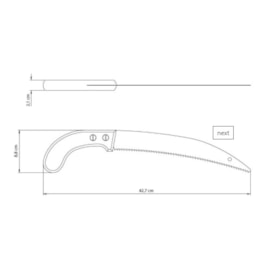 Serrote Tramontina para Poda 12