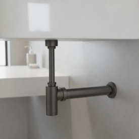 Sifão de Banheiro Dax Cinza - DAX-1680-GR