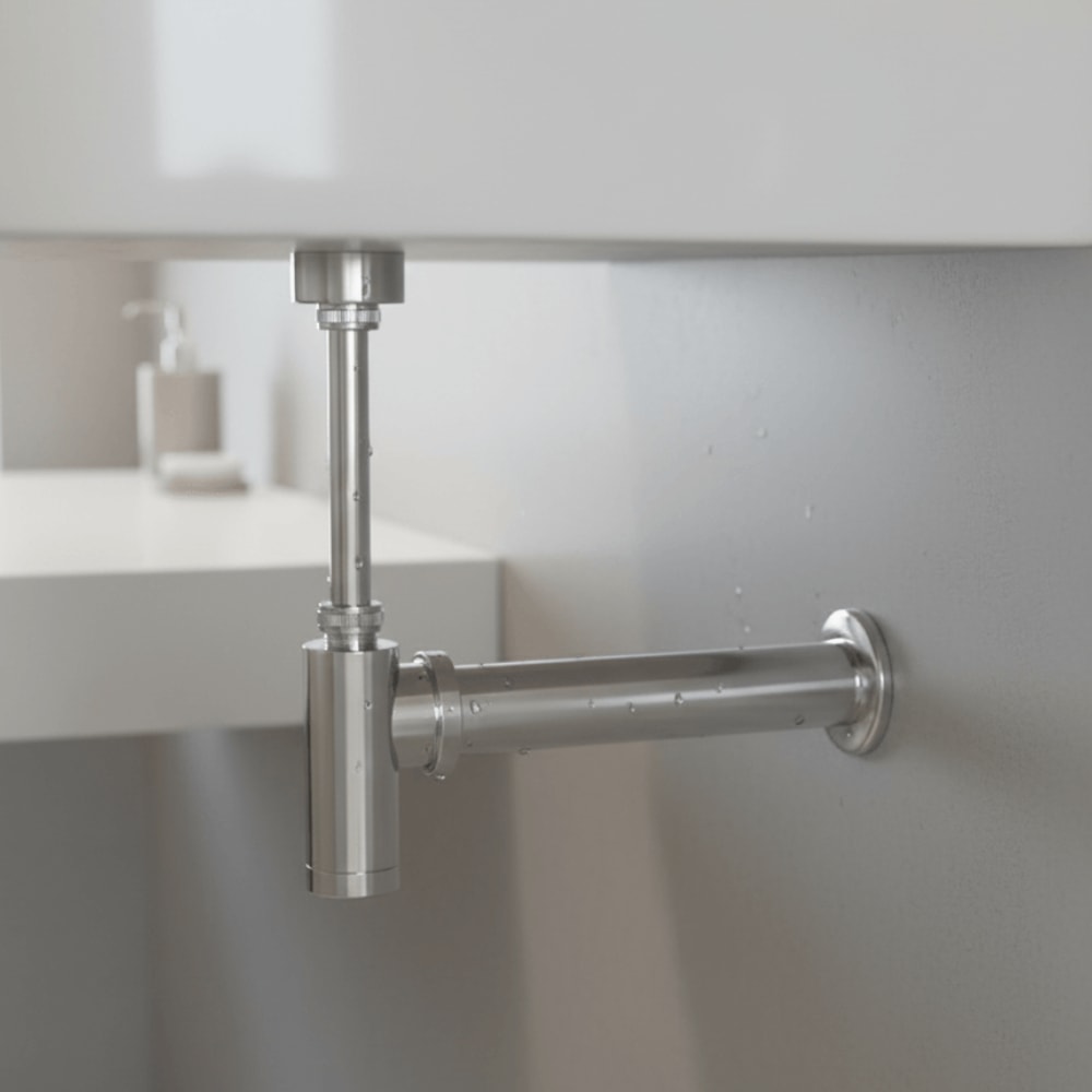 Sifão de Banheiro Dax Cromado - DAX-1680-CR