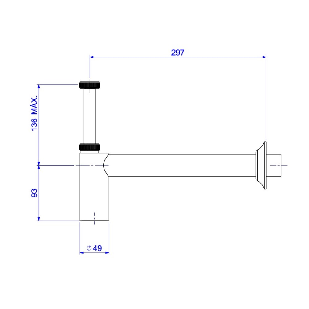 Sifão de Banheiro Deca 1-1/2