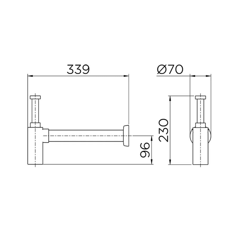 Sifão de Banheiro Docol Top Onix - 90003226156