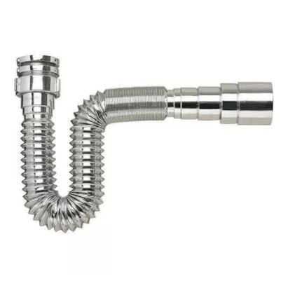 Sifão Flexivel Blukit Cromado - 3110 031101-412