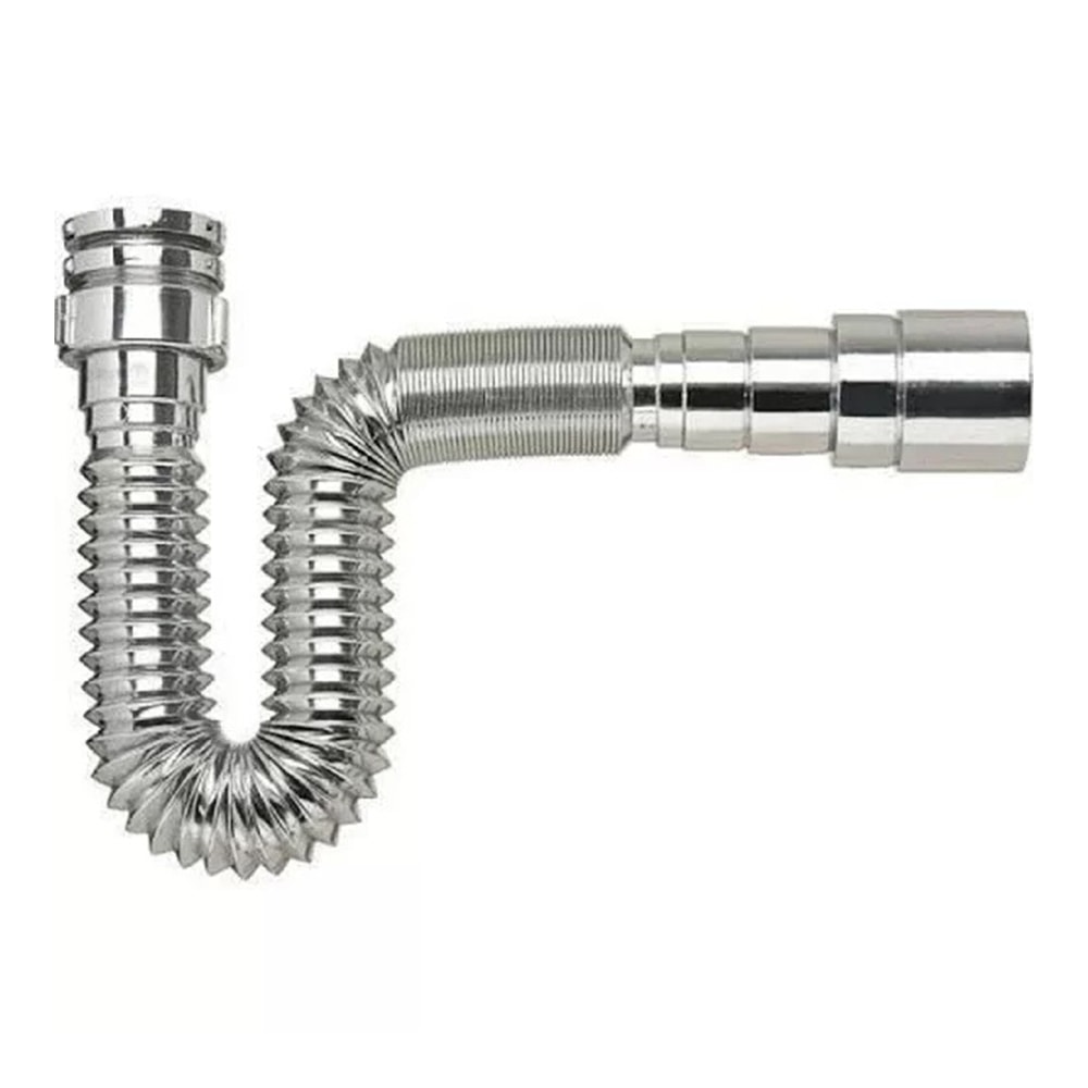 Sifão Flexivel Blukit Cromado - 3110 031101-412