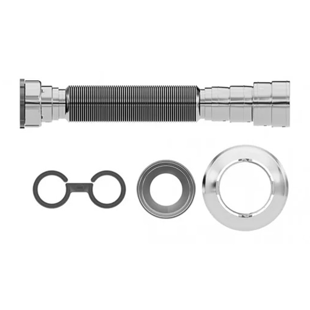 Sifão Flexivel Blukit Cromado - 3110 031101-412