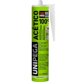 Silicone Acético Unipega 280ml Incolor - 05090078