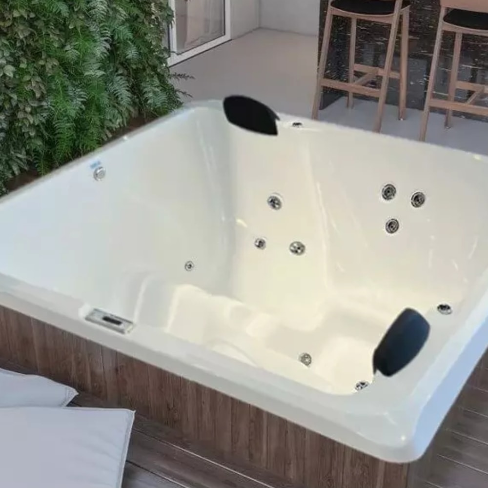 Spa com Hidromassagem 175x175cm Vivace Dunas Branco - 012.10090101