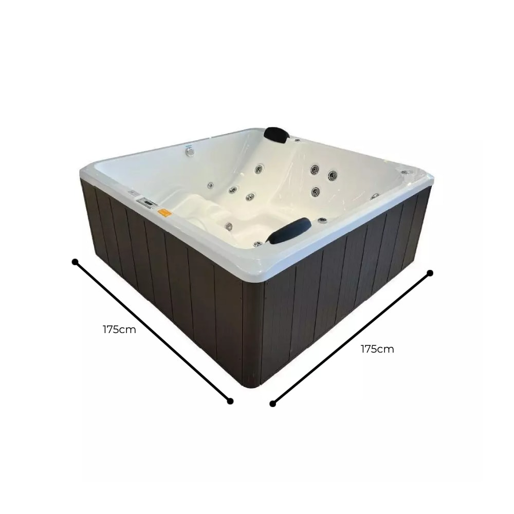 Spa com Hidromassagem 175x175cm Vivace Dunas Branco - 012.10090101