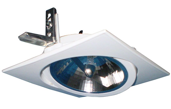 Spot De Embutir Abaulada Quadrada WS 0301  Branco - WS Iluminação