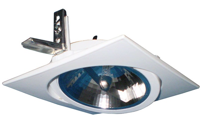 Spot De Embutir Abaulada Quadrada WS 0301 Branco - WS Iluminação