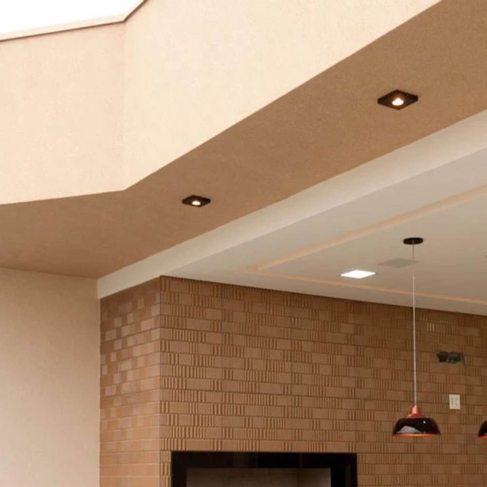 Spot de Embutir Acend Orus 12x11cm 50W Preto - 01300