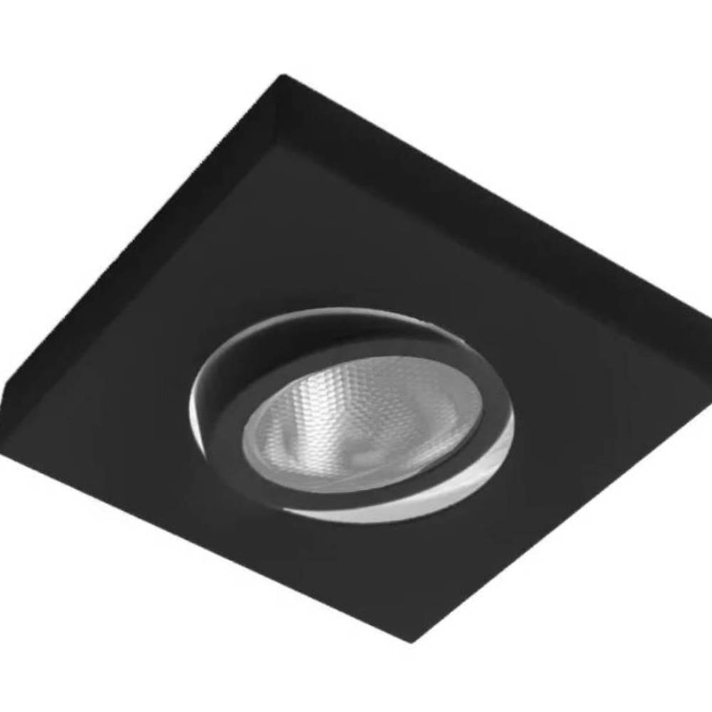 Spot de Embutir Acend Orus 12x11cm 50W Preto - 01300
