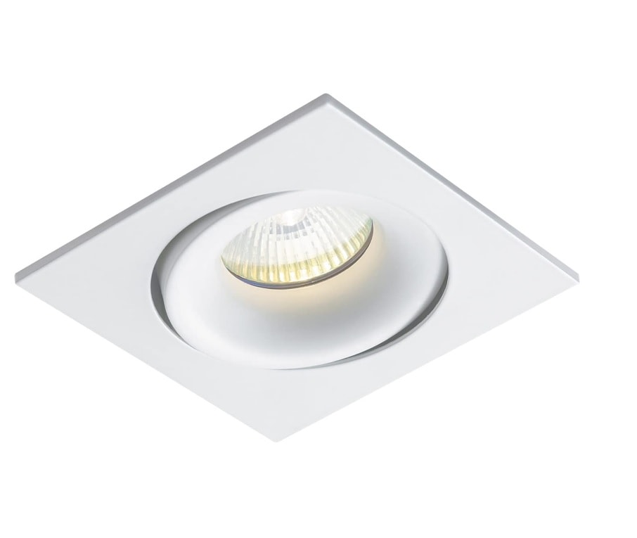 Spot de Embutir Bella Quadrado Branco - NS411