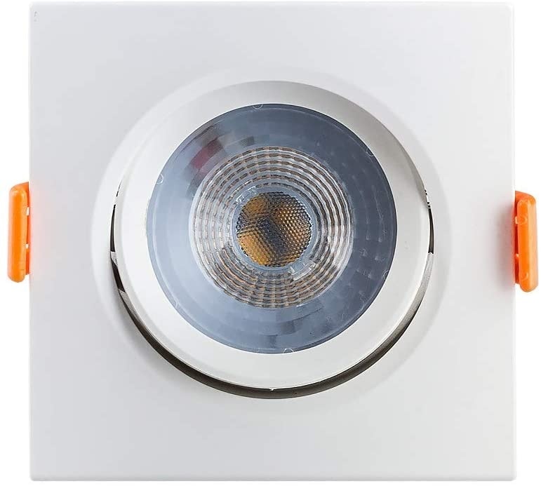 Spot de Embutir Led Bronzearte Quadrado 7W 4K Branco - YQ093074BCDEAV2