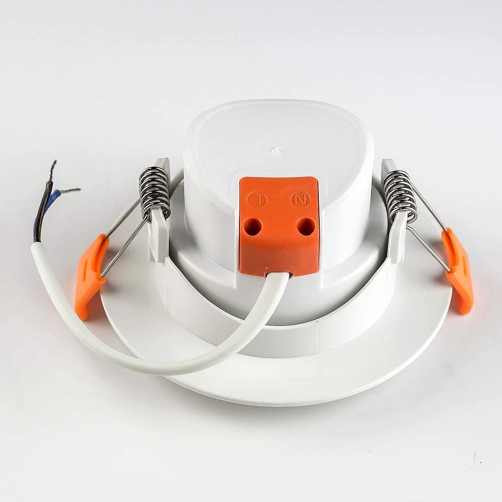 Spot de Embutir Led Bronzearte Redondo 7W 6K Branco - YQ086076BCDEAV2