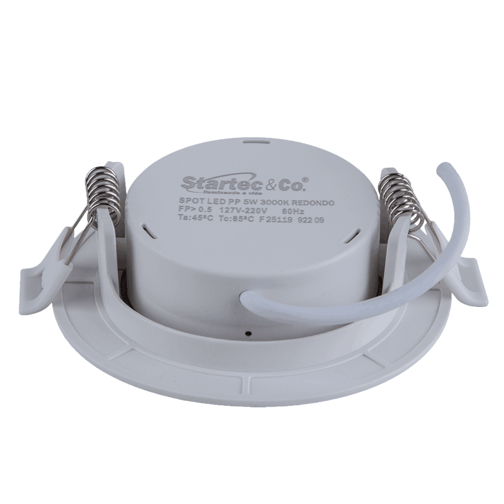 Spot de Embutir Led Redondo 5W 6500K 148160031 - Startec