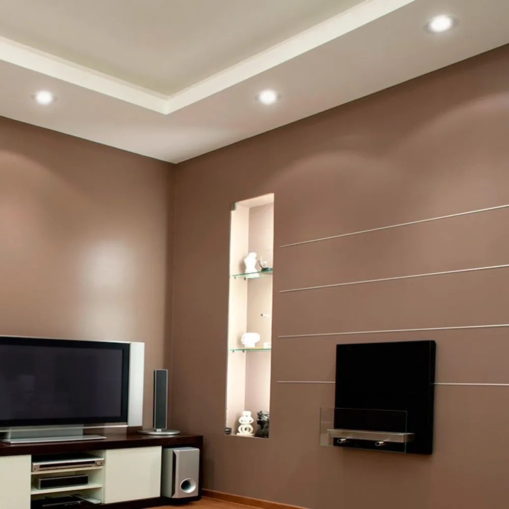 Spot de Embutir LLUMM LED Easy 7w 4000k Redondo Branco - EL086074BC