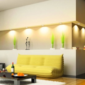 Spot de Embutir LLUMM LED Easy Decor 5W 3000K Quadrado Branco - EL0935053BC