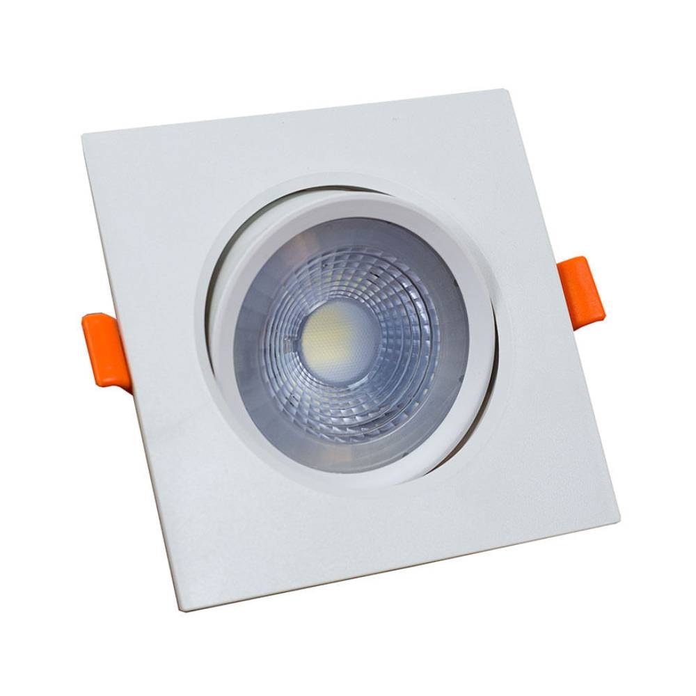 Spot de Embutir LLUMM LED Easy Decor 5W 3000K Quadrado Branco - EL0935053BC