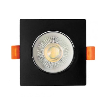Spot de Embutir LLUMM LED Easy Decor 5W 3000K Quadrado Preto - EL093053PT