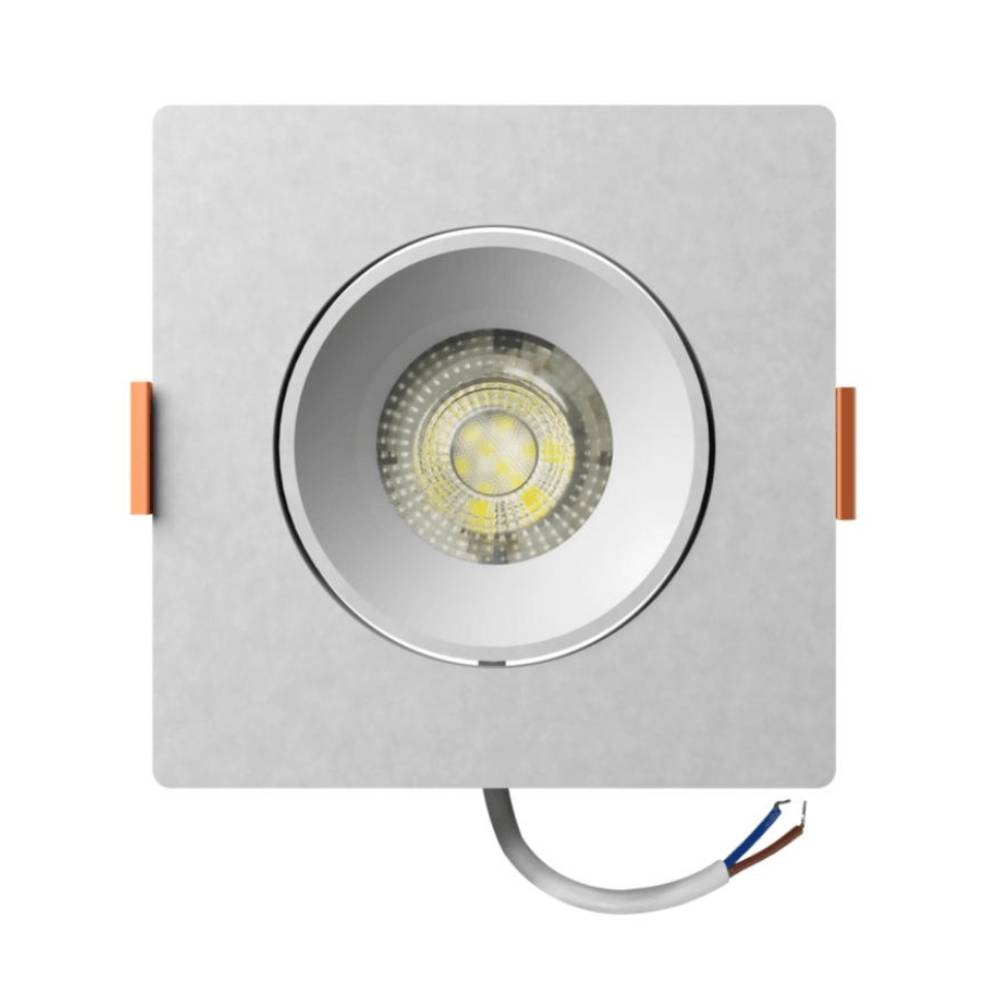 Spot de Embutir LLUMM LED Easy Decor 7W 3000K Quadrado Branco - EL093073BC