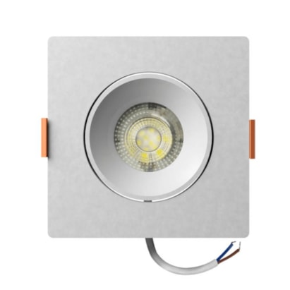 Spot de Embutir LLUMM LED Easy Decor 7W 4000K Quadrado Branco - EL093074BC