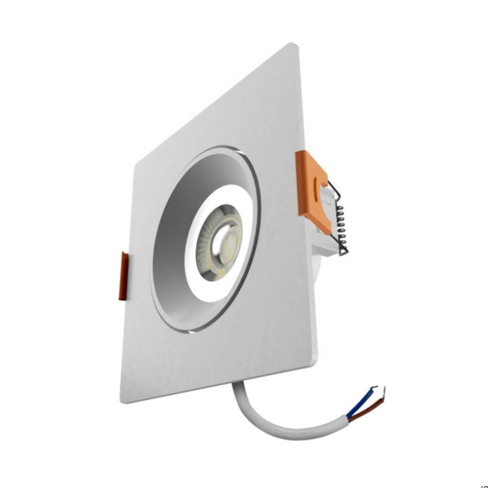 Spot de Embutir LLUMM LED Easy Decor 7W 6500K Quadrado Branco - EL093076BC