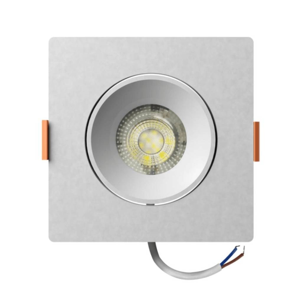 Spot de Embutir LLUMM LED Easy Decor 7W 6500K Quadrado Branco - EL093076BC