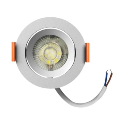 Spot de Embutir LLUMM LED Easy Decor 7W 6500K Redondo Branco - EL086076BC