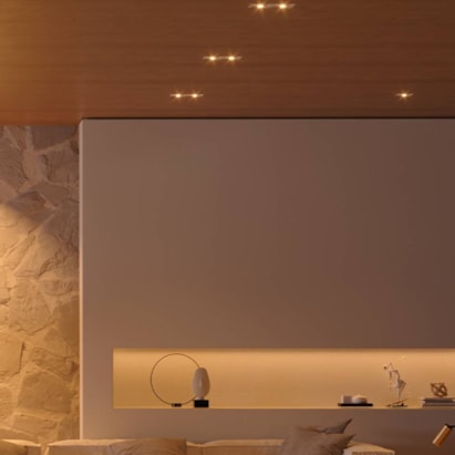 Spot de Embutir Nordecor Loyo Retangular Preto - 6829