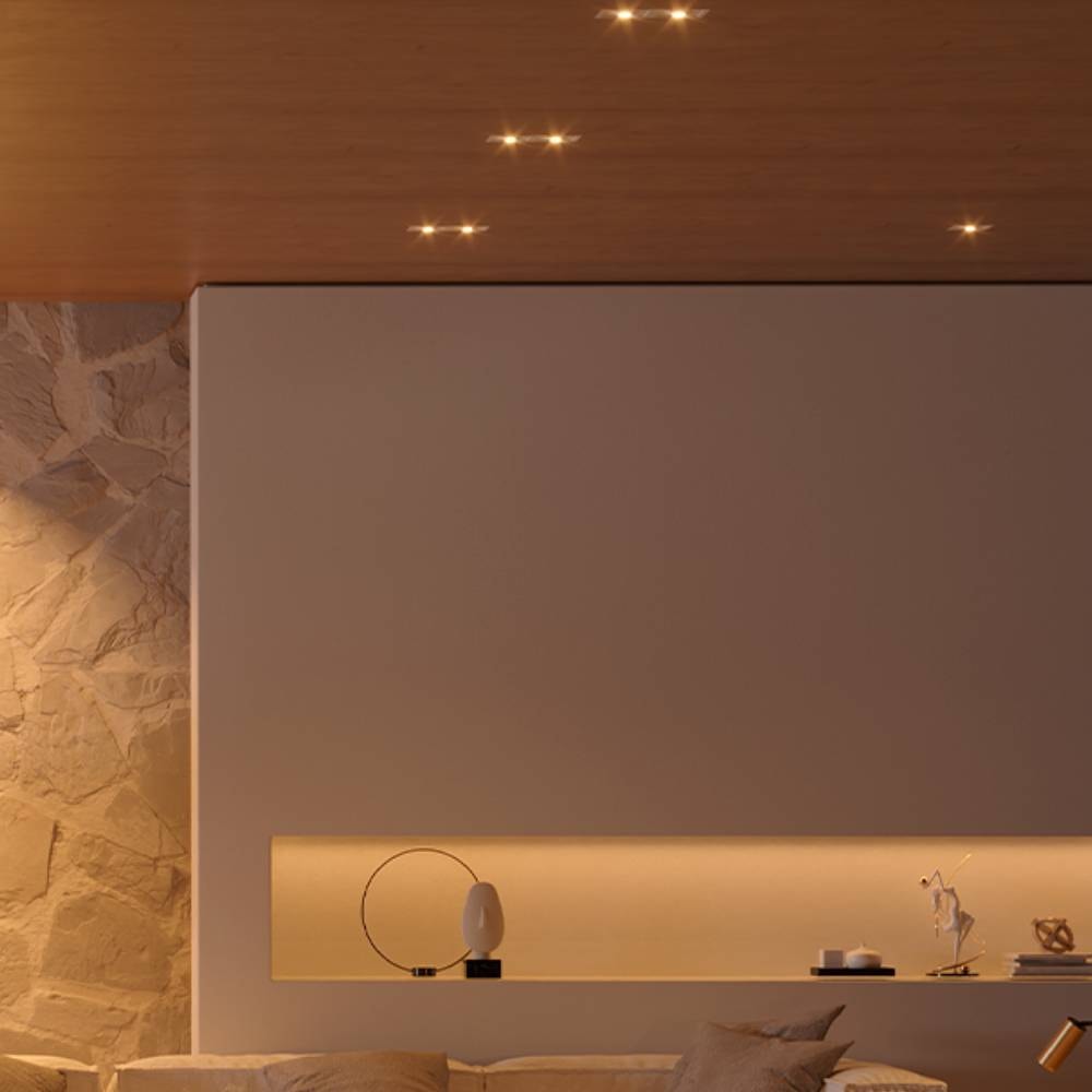 Spot de Embutir Nordecor Loyo Retangular Preto - 6829